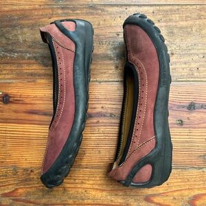 CLARKS Shoes Privo Ballet Flats Leather Slip On Loafer Comfort Women’s 6M